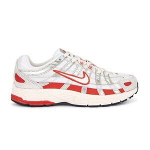 Nike P-6000 Sneaker in Sail, Picante Red, Pale Ivory, & Light Bone 6.5 Running